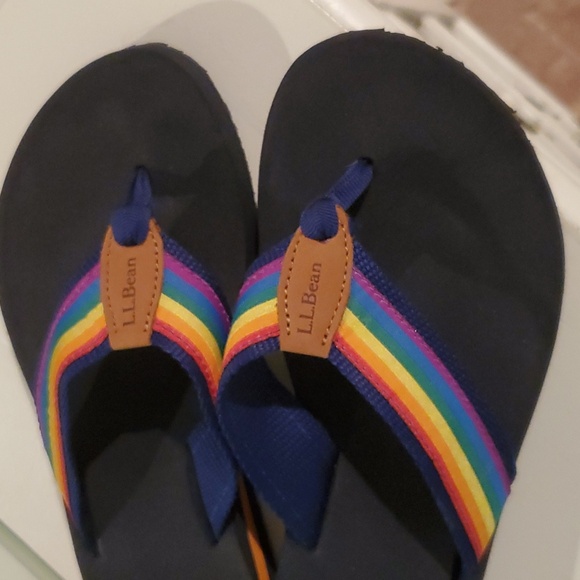 LL Bean Flip Flop sz 6 - Picture 3 of 7